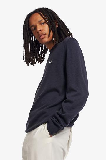Fred Perry Classic Crew Neck Jumper Miesten Neuleet Syvä Harmaat | FI 1760BEXC
